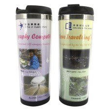 Plastic advertising coffee cup 350ml-HKBU